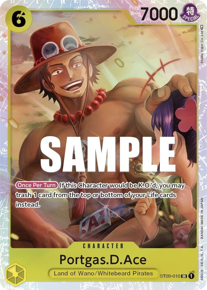 Portgas.D.Ace ST09-010 card from Starter Deck 9: Yamato