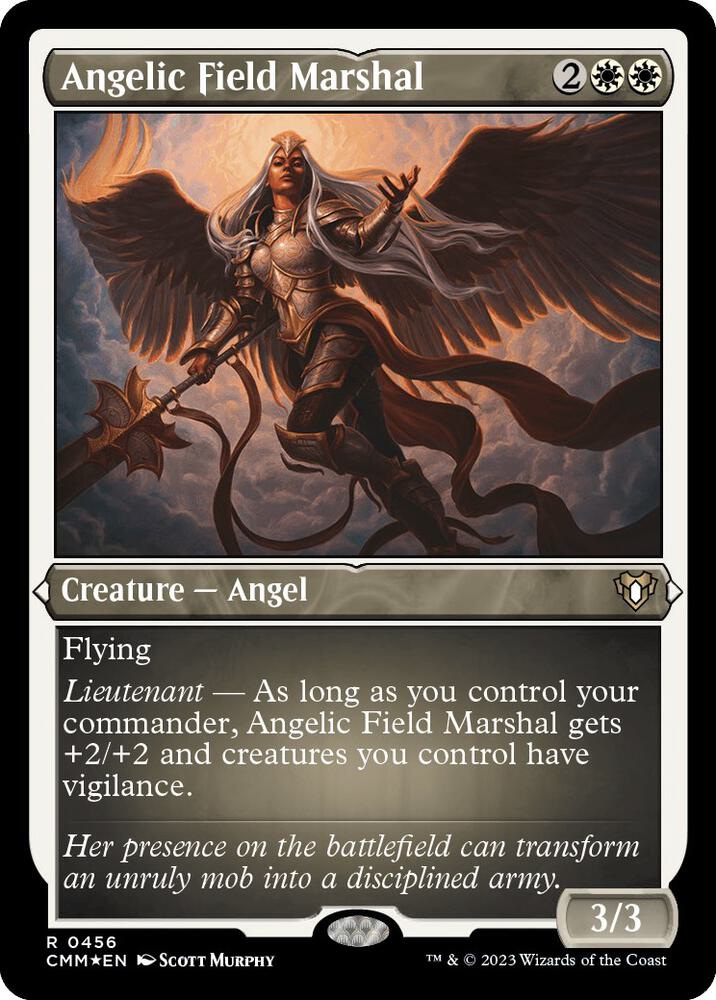 Angelic Field Marshal (Foil Etched) 456 card from Commander Masters