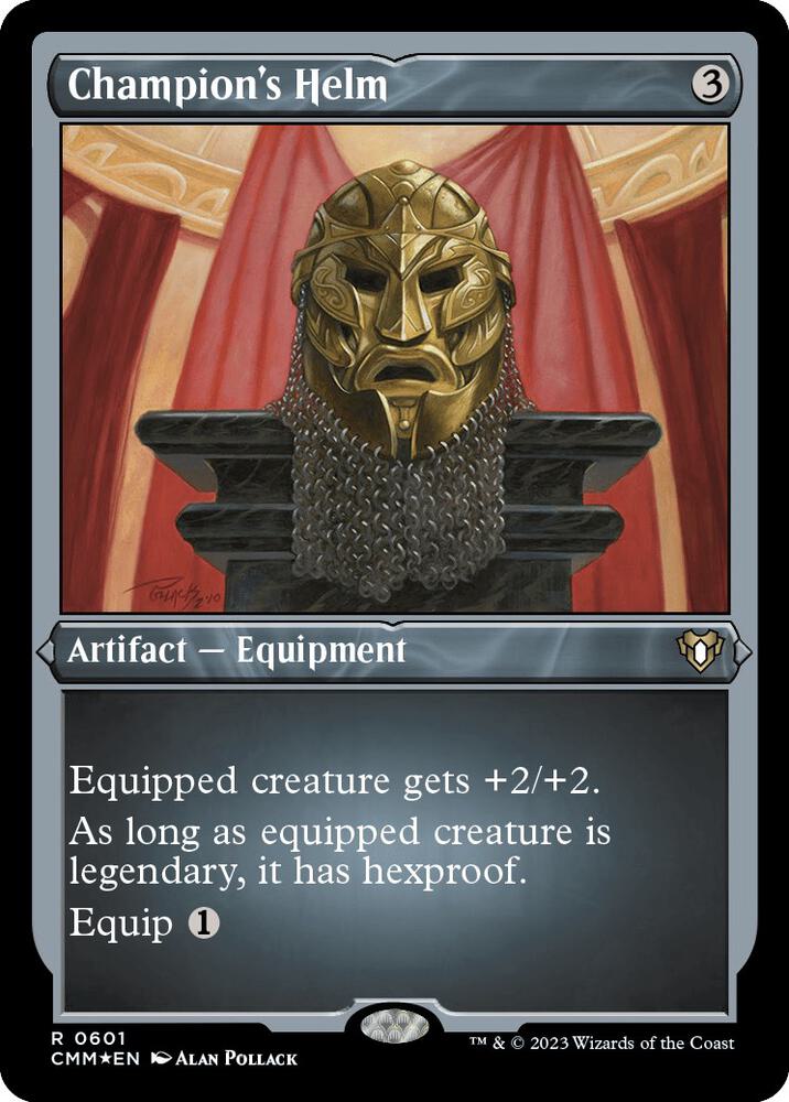 Champion's Helm (Foil Etched) 601 card from Commander Masters