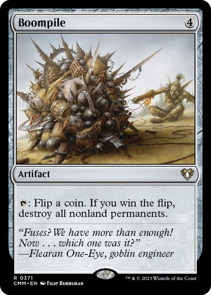 Boompile 371 card from Commander Masters