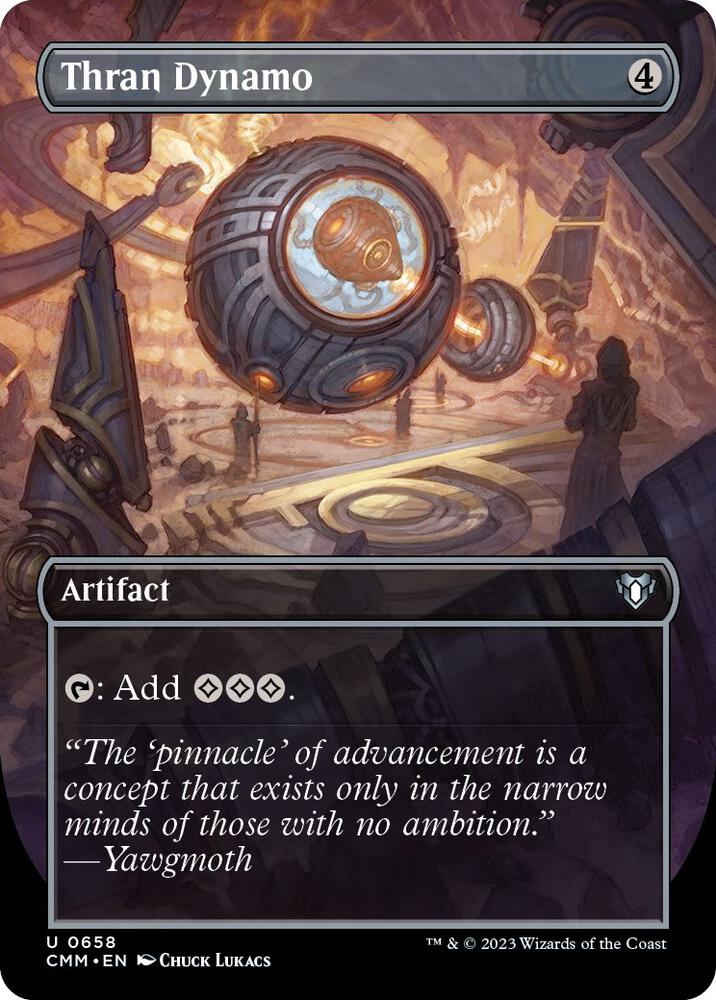 Thran Dynamo (Borderless) 658 card from Commander Masters
