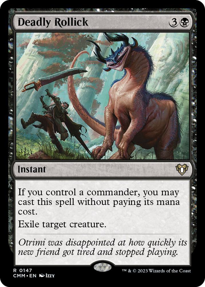 Deadly Rollick 147 card from Commander Masters