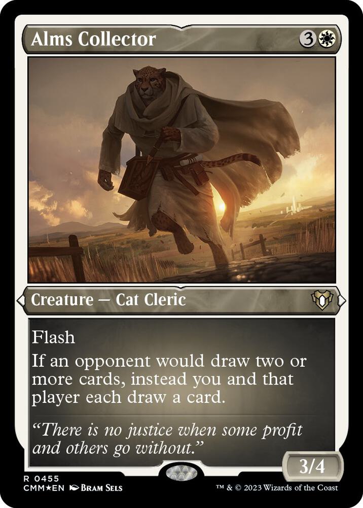 Alms Collector (Foil Etched) 455 card from Commander Masters