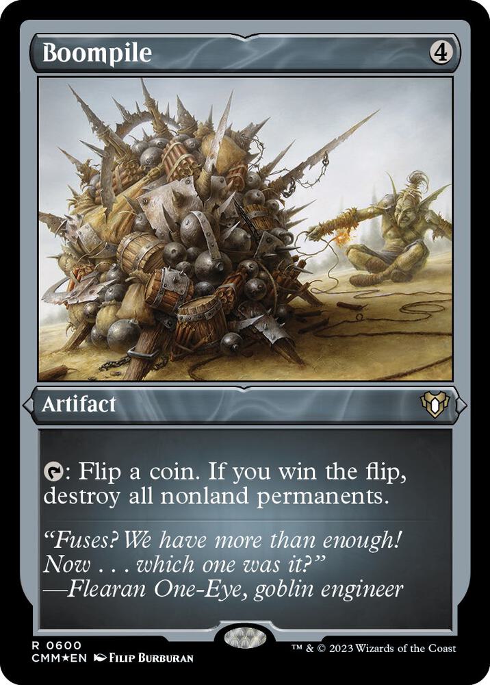 Boompile (Foil Etched) 600 card from Commander Masters
