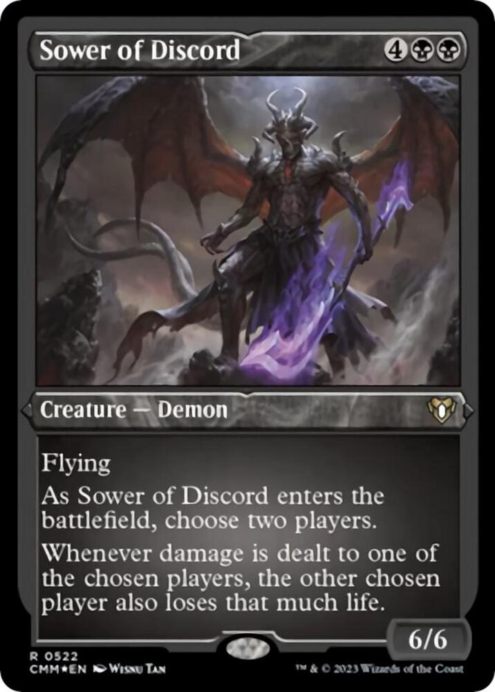 Sower of Discord (Foil Etched) 522 card from Commander Masters
