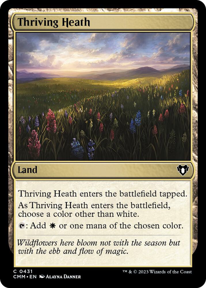 Thriving Heath 431 card from Commander Masters