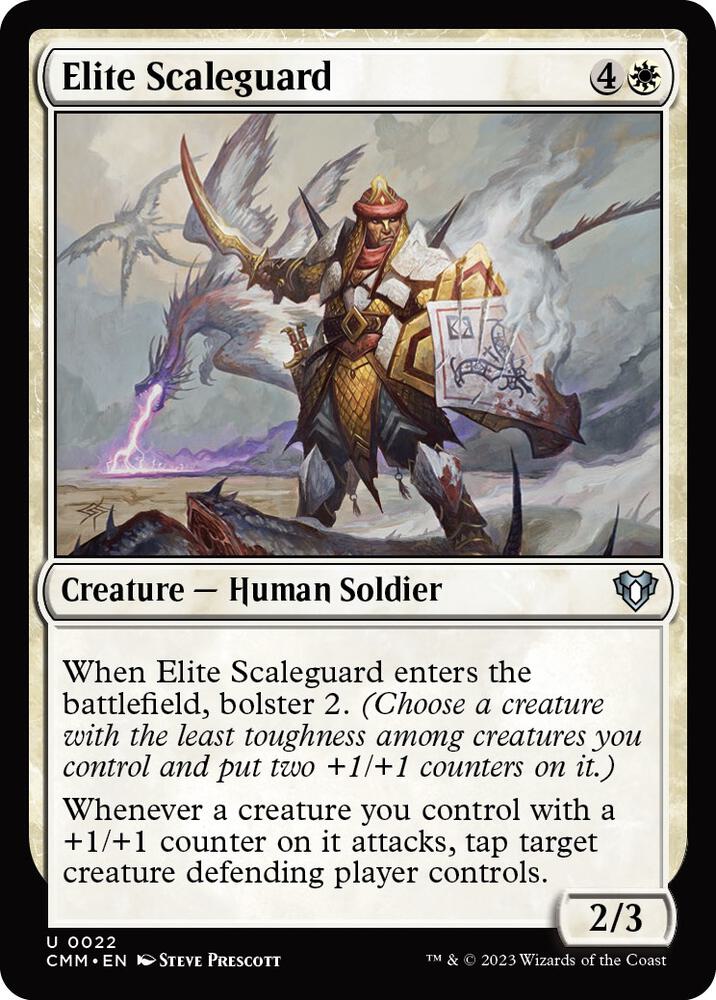 Elite Scaleguard 22 card from Commander Masters