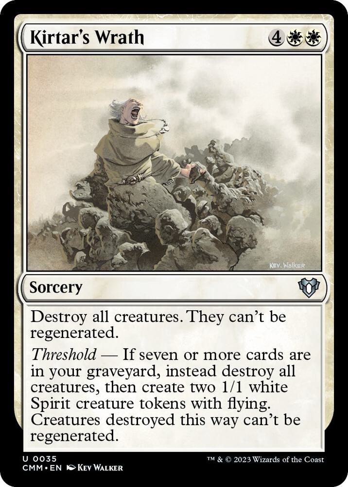 Kirtar's Wrath 35 card from Commander Masters