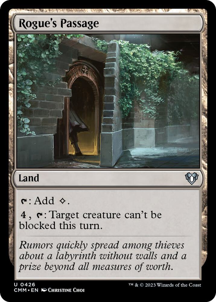 Rogue's Passage 426 card from Commander Masters