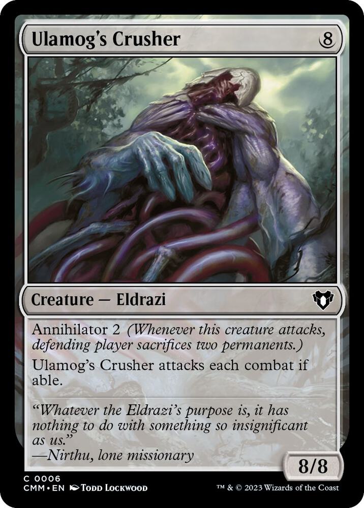 Ulamog's Crusher 6 card from Commander Masters