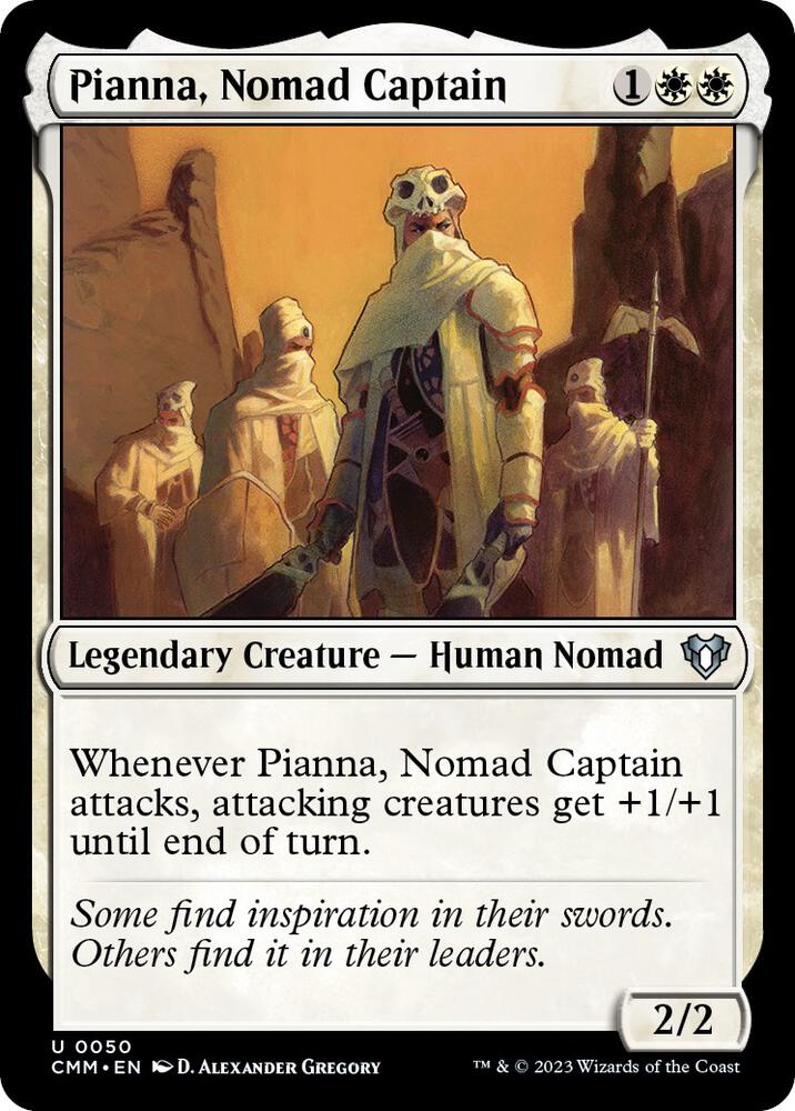 Pianna, Nomad Captain 50 card from Commander Masters