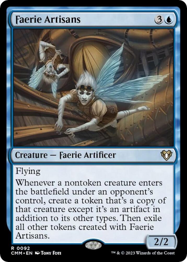 Faerie Artisans 92 card from Commander Masters
