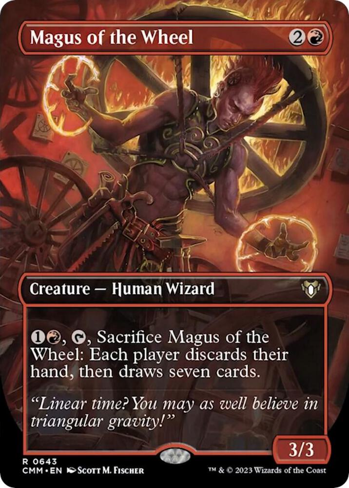 Magus of the Wheel (Borderless) 643 card from Commander Masters