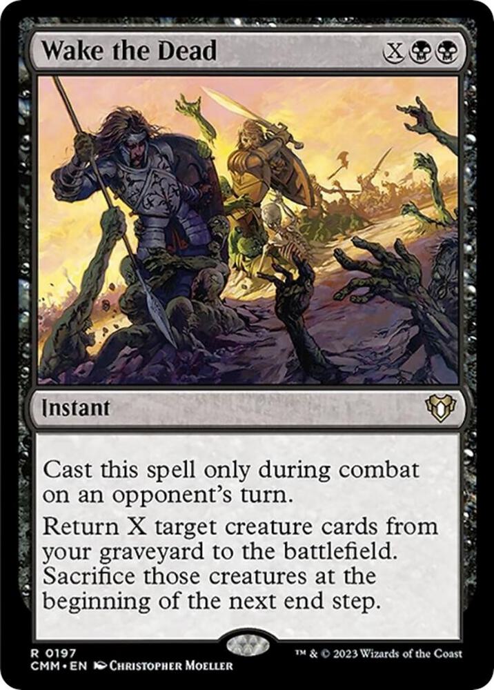 Wake the Dead 197 card from Commander Masters