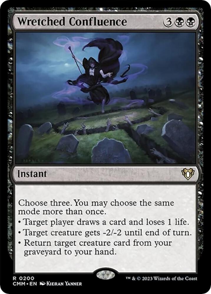 Wretched Confluence 200 card from Commander Masters