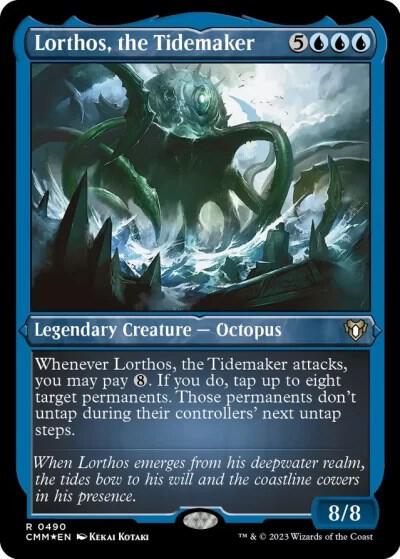 Lorthos, the Tidemaker (Foil Etched) 490 card from Commander Masters