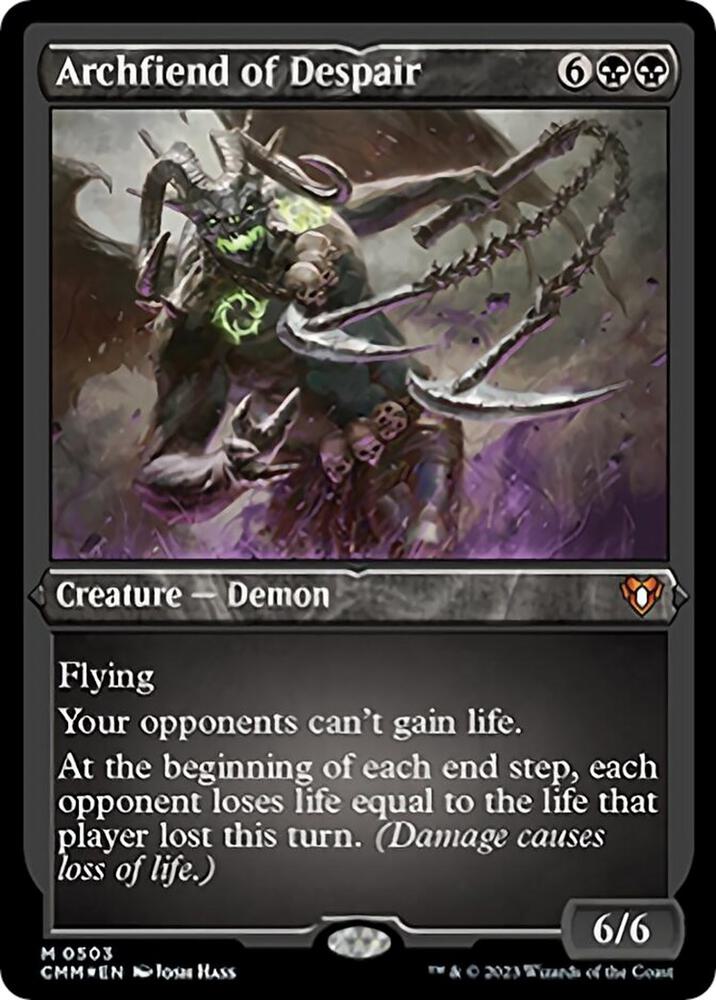 Archfiend of Despair (Foil Etched) 503 card from Commander Masters