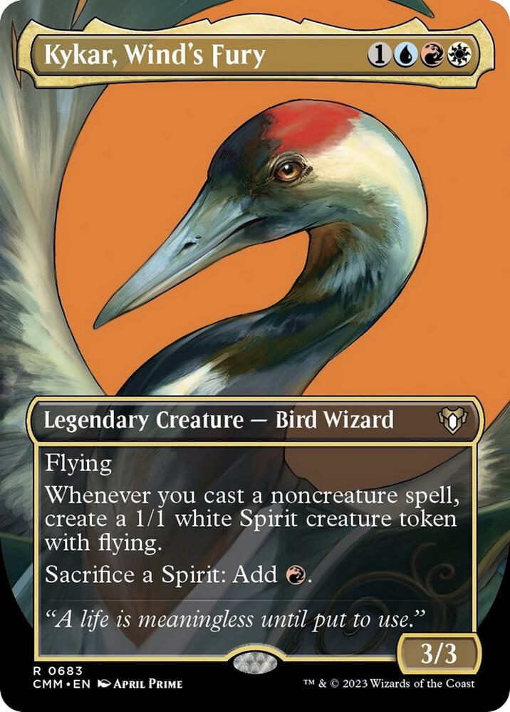 Kykar, Wind's Fury (Borderless) 683 card from Commander Masters