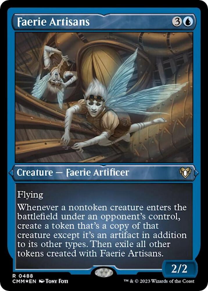 Faerie Artisans (Foil Etched) 488 card from Commander Masters