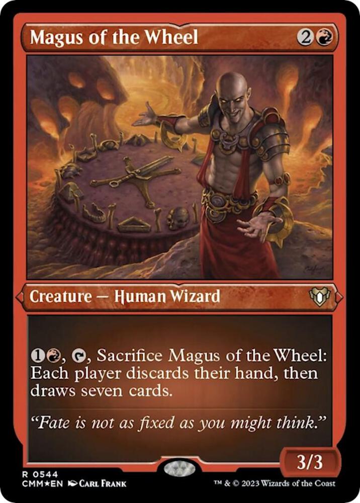 Magus of the Wheel (Foil Etched) 544 card from Commander Masters