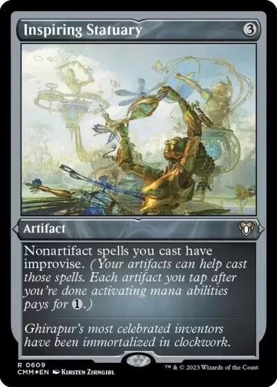 Inspiring Statuary (Foil Etched) 609 card from Commander Masters