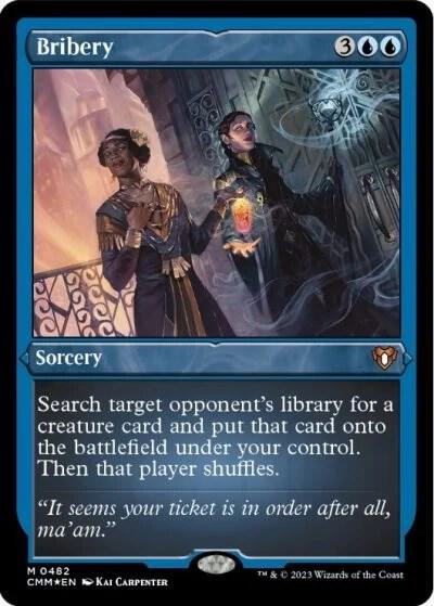 Bribery (Foil Etched) 482 card from Commander Masters