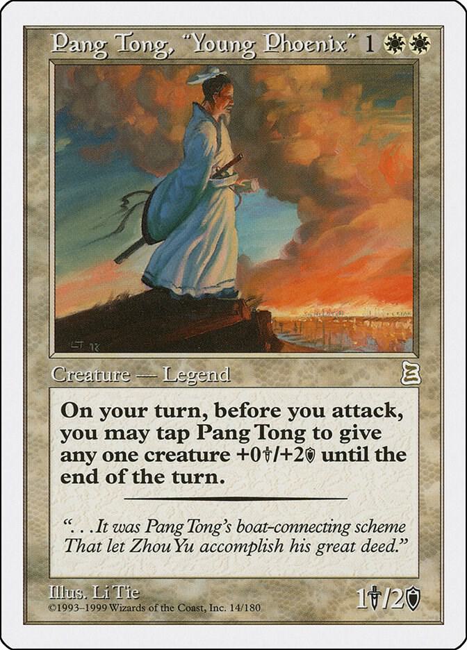 Pang Tong, "Young Phoenix" 14 card from Portal Three Kingdoms