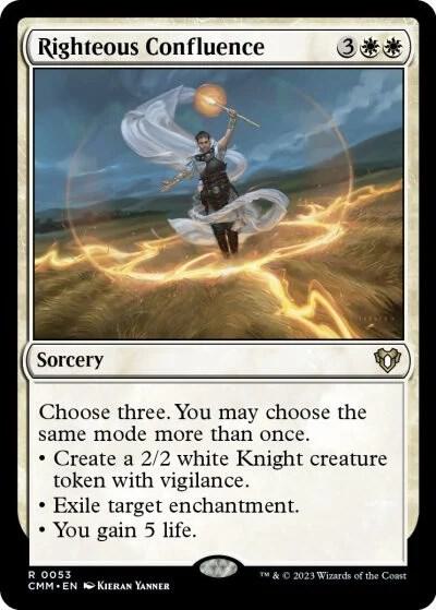 Righteous Confluence 53 card from Commander Masters