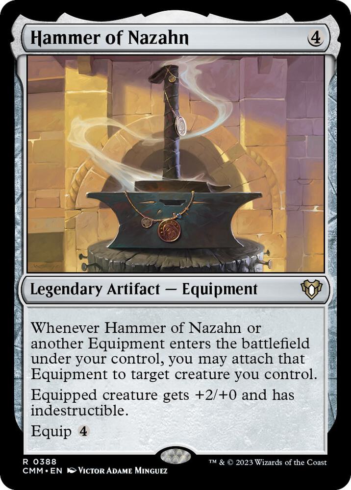 Hammer of Nazahn 388 card from Commander Masters