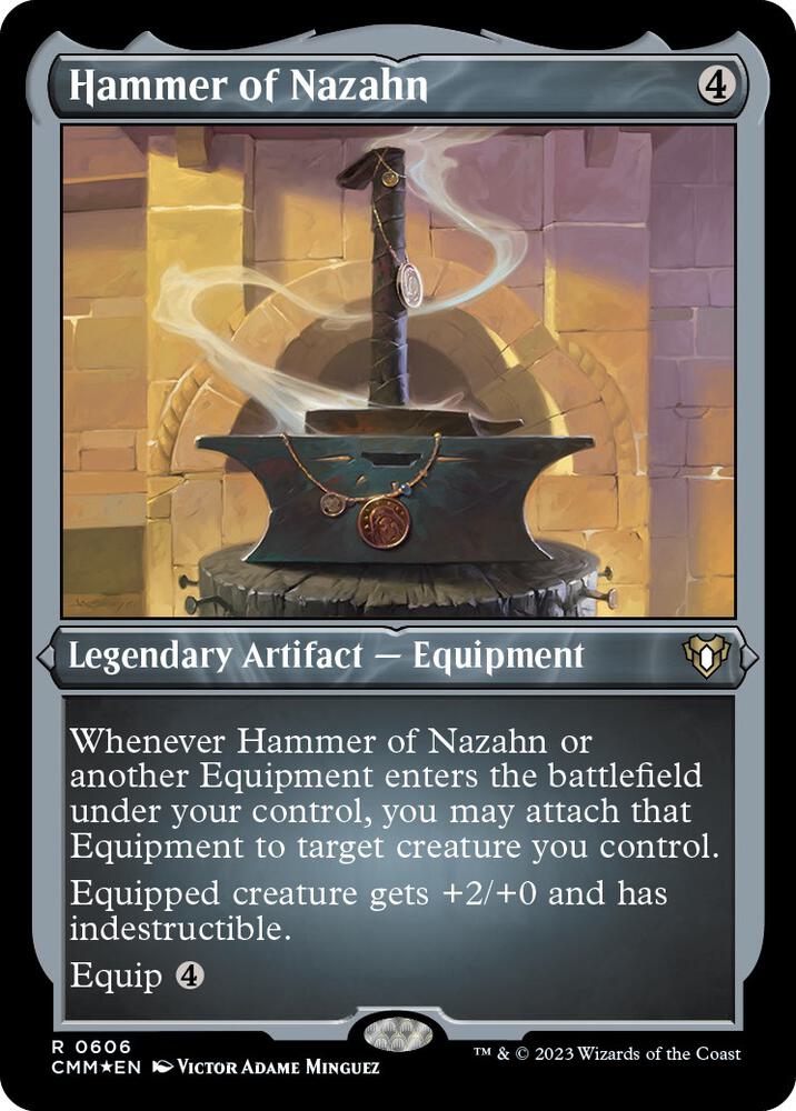 Hammer of Nazahn (Foil Etched) 606 card from Commander Masters