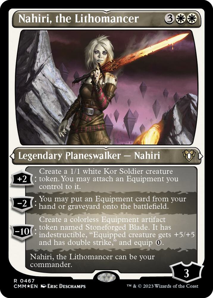 Nahiri, the Lithomancer (Foil Etched) 467 card from Commander Masters