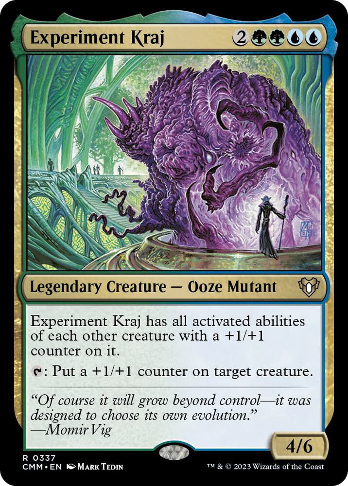 Experiment Kraj 337 card from Commander Masters