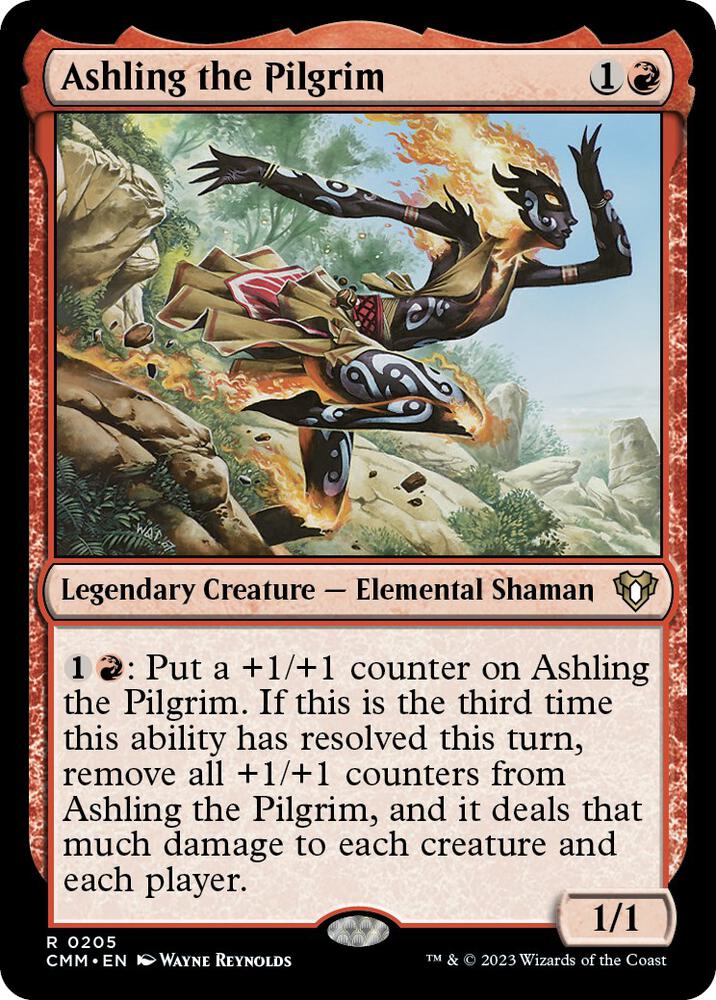 Ashling the Pilgrim 205 card from Commander Masters