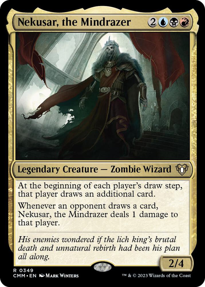 Nekusar, the Mindrazer 349 card from Commander Masters