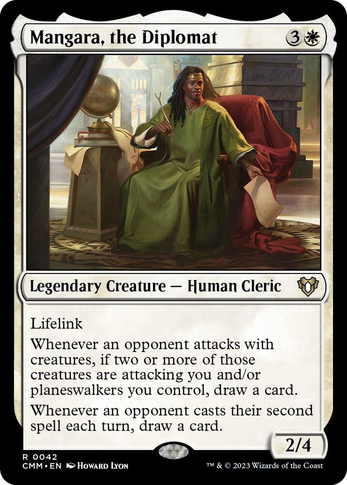 Mangara, the Diplomat 42 card from Commander Masters