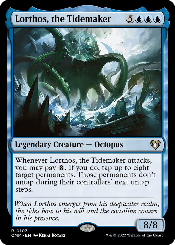 Lorthos, the Tidemaker 103 card from Commander Masters
