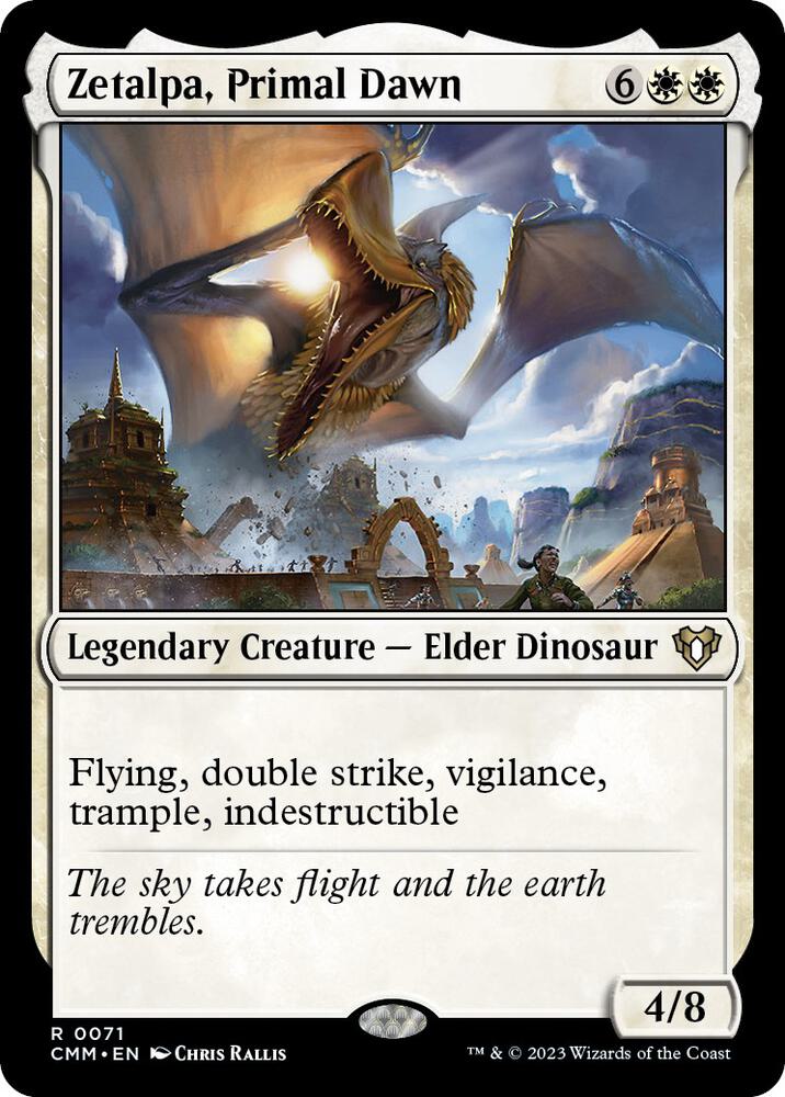Zetalpa, Primal Dawn 71 card from Commander Masters
