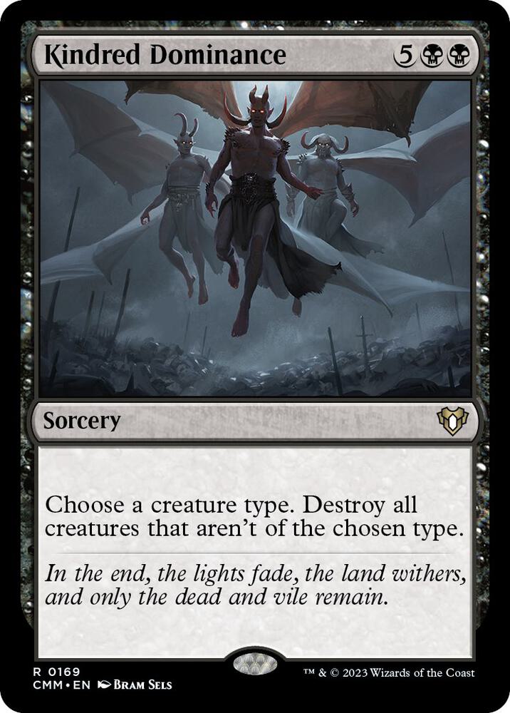 Kindred Dominance 169 card from Commander Masters