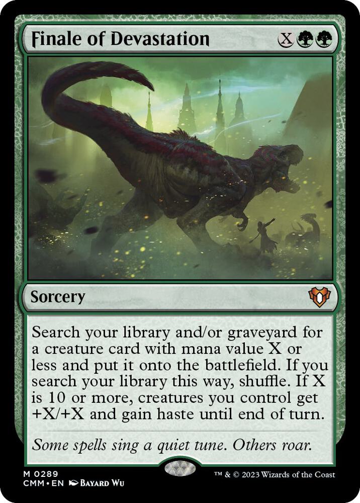 Finale of Devastation 289 card from Commander Masters