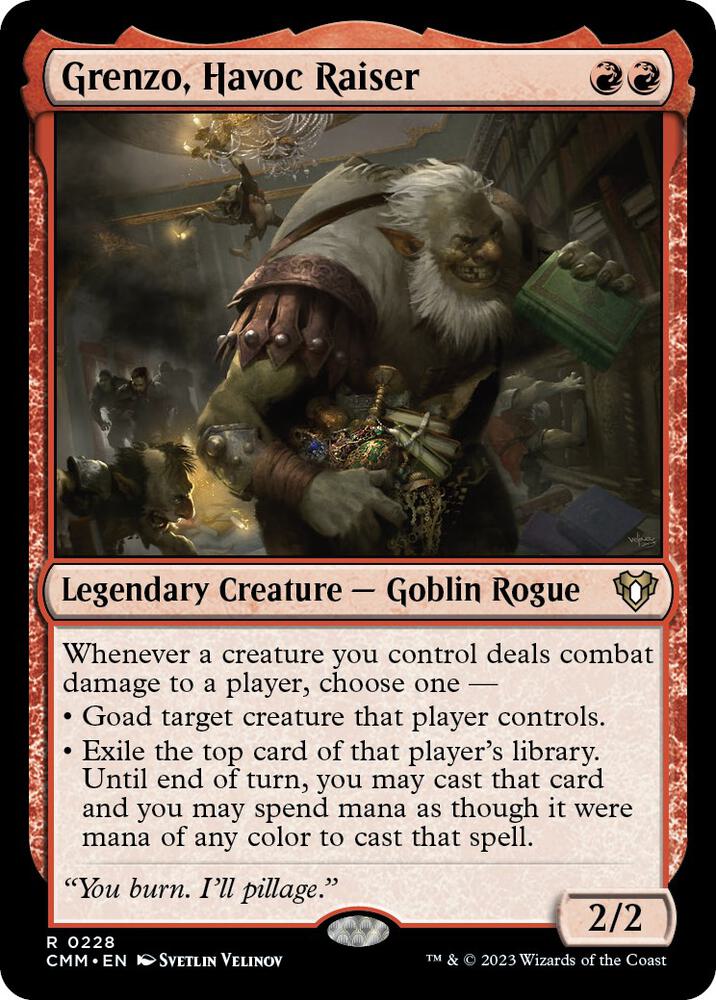 Grenzo, Havoc Raiser 228 card from Commander Masters