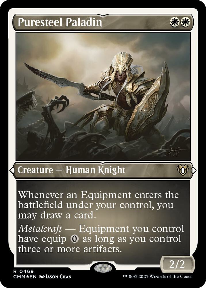 Puresteel Paladin (Foil Etched) 469 card from Commander Masters