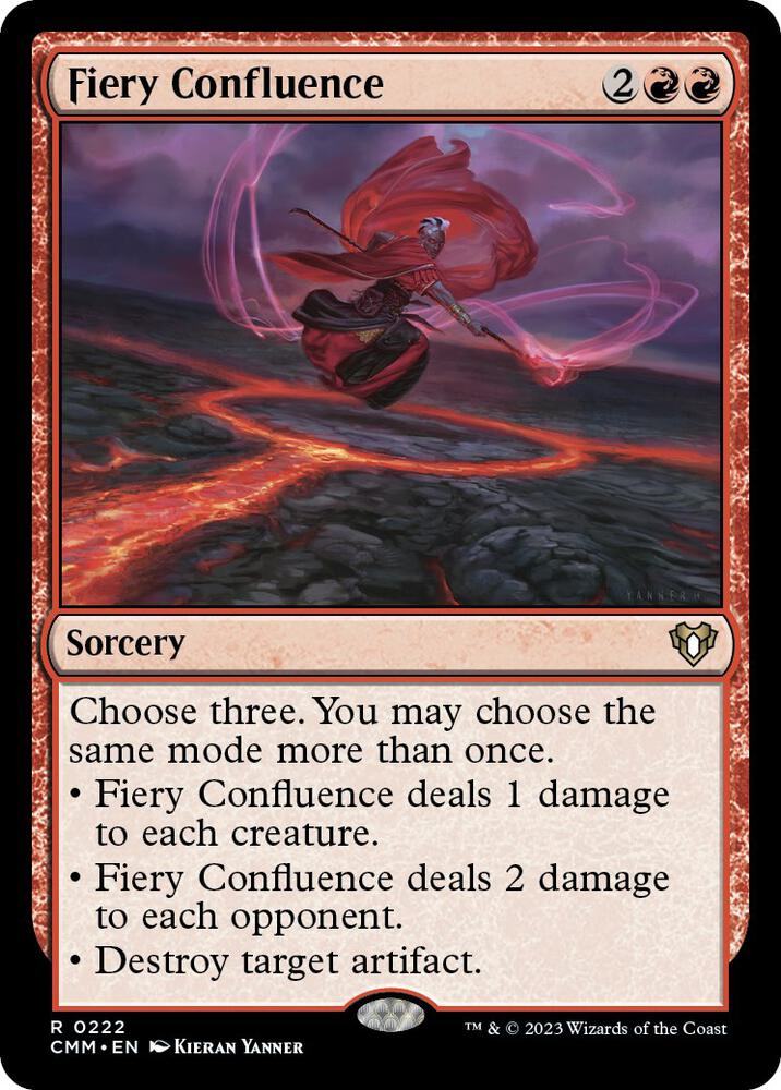 Fiery Confluence 222 card from Commander Masters