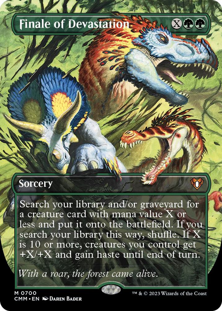 Finale of Devastation (Borderless) 700 card from Commander Masters