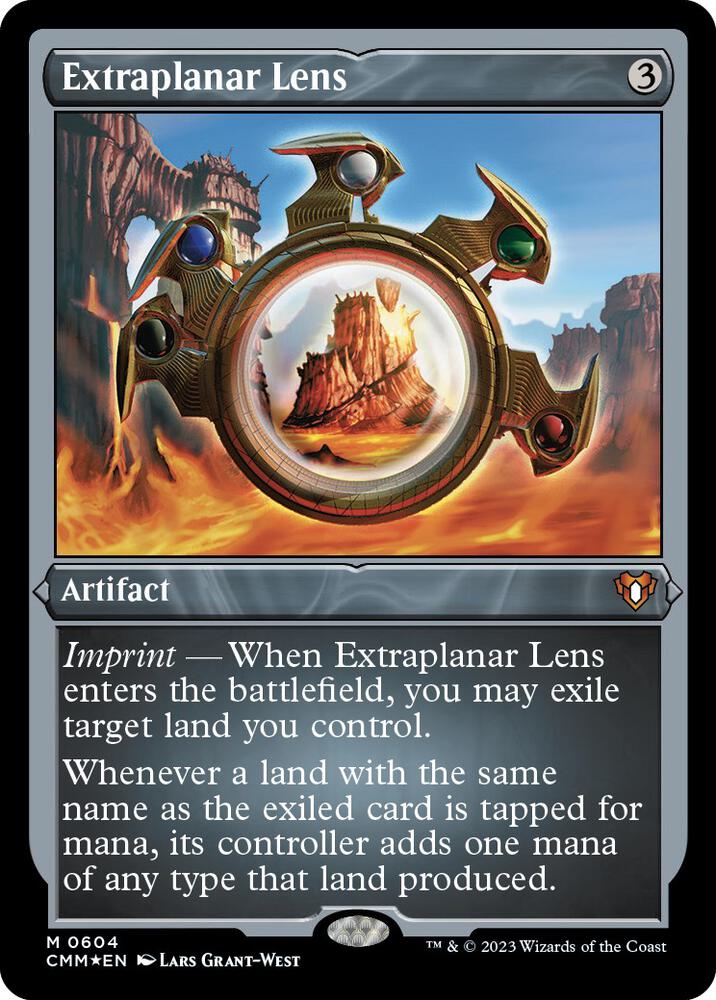 Extraplanar Lens (Foil Etched) 604 card from Commander Masters