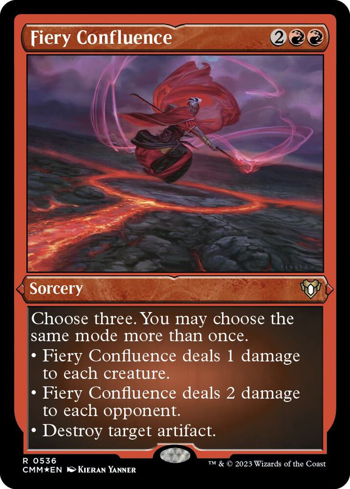 Fiery Confluence (Foil Etched) 536 card from Commander Masters