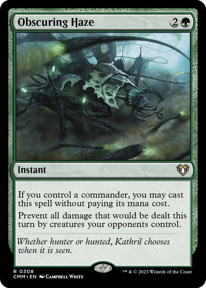 Obscuring Haze 308 card from Commander Masters