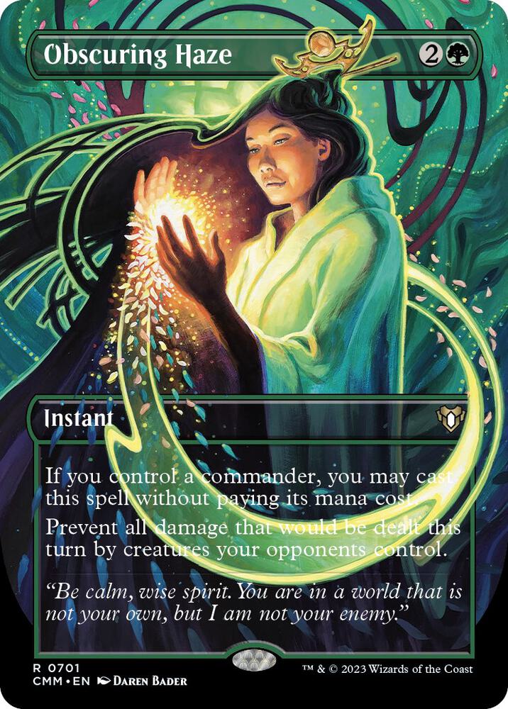 Obscuring Haze (Borderless) 701 card from Commander Masters
