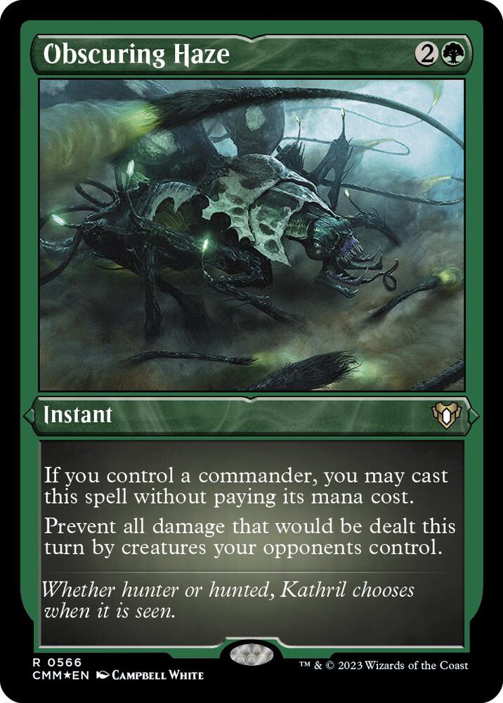 Obscuring Haze (Foil Etched) 566 card from Commander Masters