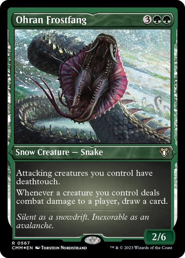 Ohran Frostfang (Foil Etched) 567 card from Commander Masters