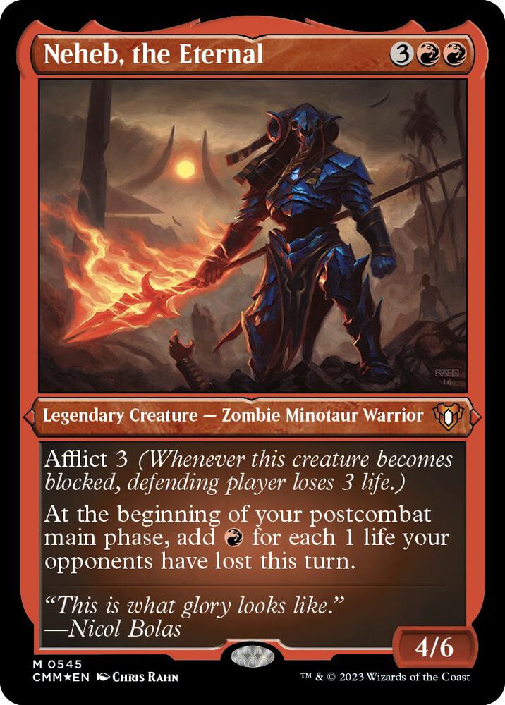 Neheb, the Eternal (Foil Etched) 545 card from Commander Masters